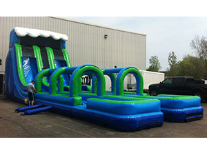 Tobogán inflable con piscina articulo: TI-02217